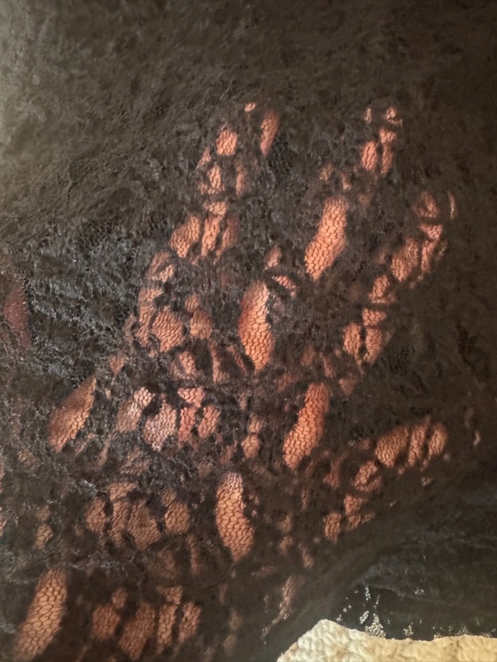 Enza Costa Lace Black Lace Long-Sleeve Top - Picture 4 of 5